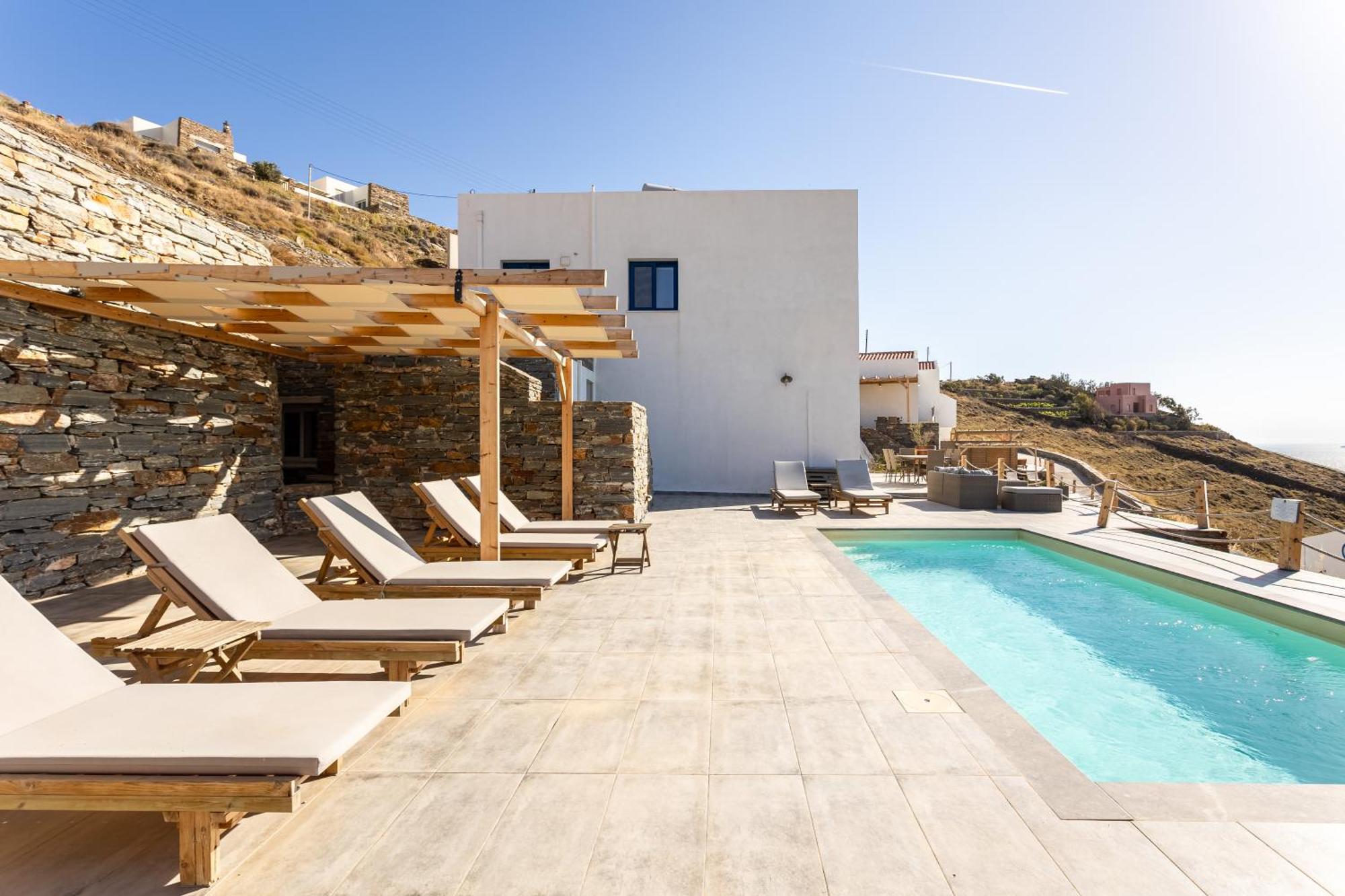 Live In Blue - Kea'S Myriad Shades Korissia  Exterior foto